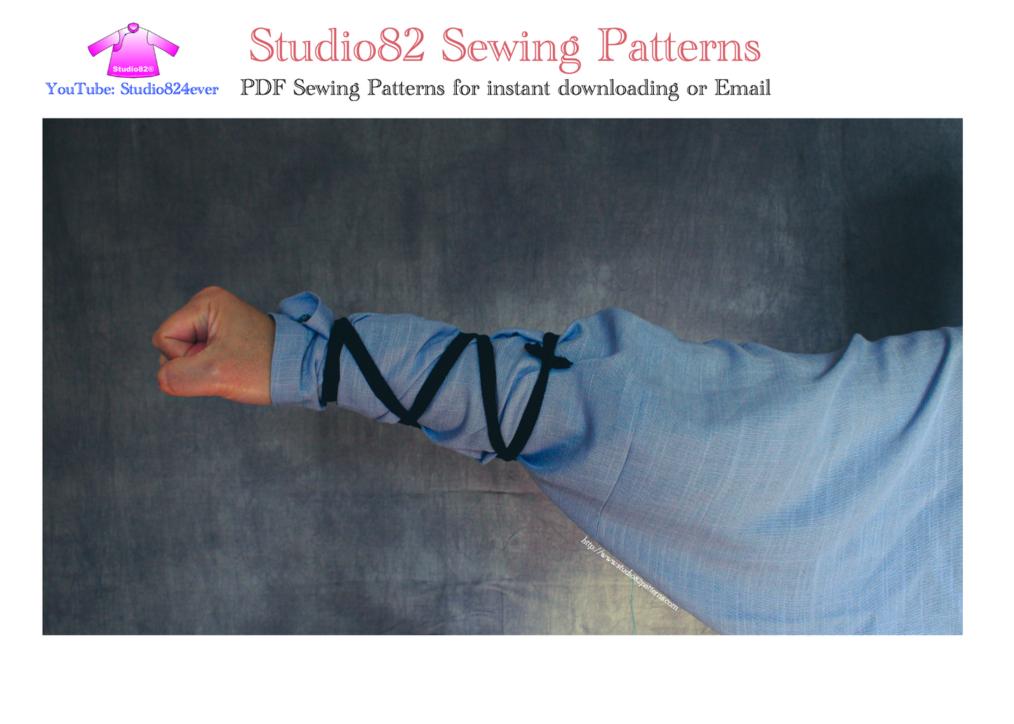 Shaolin Temple Warrior Monk Robe Digital Sewing Pattern / Kung Fu Robe PDF Sewing Pattern