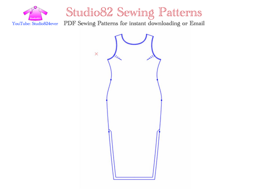 Vintage 1930s Chinese Cheongsam Slip Sewing Pattern