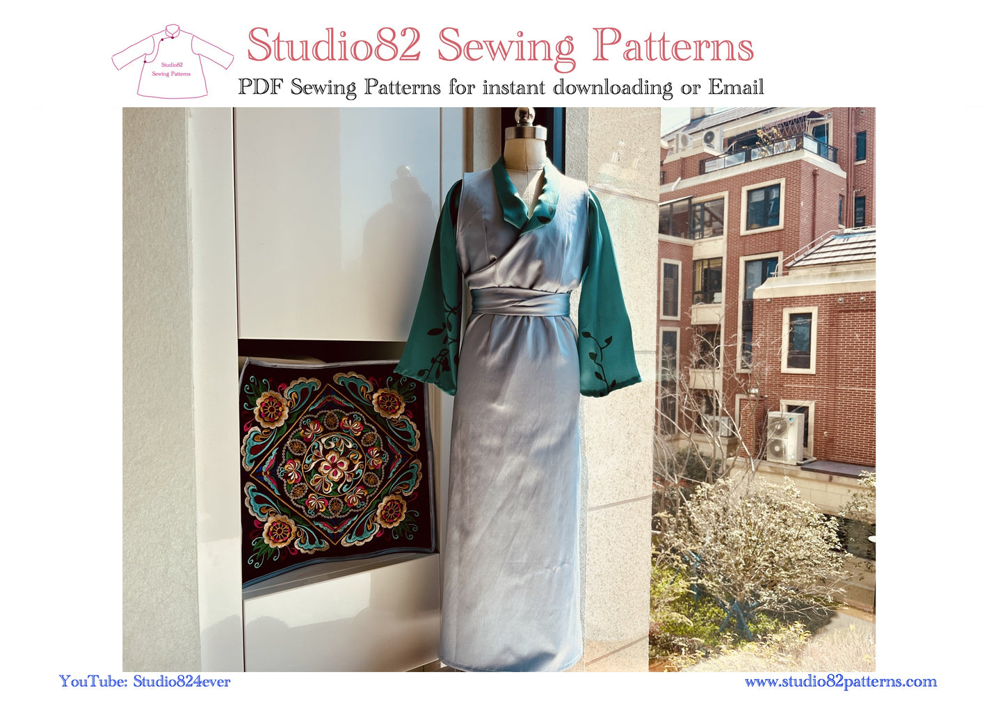Digital Sewing Pattern of Lhasa Chuba for Instant Download