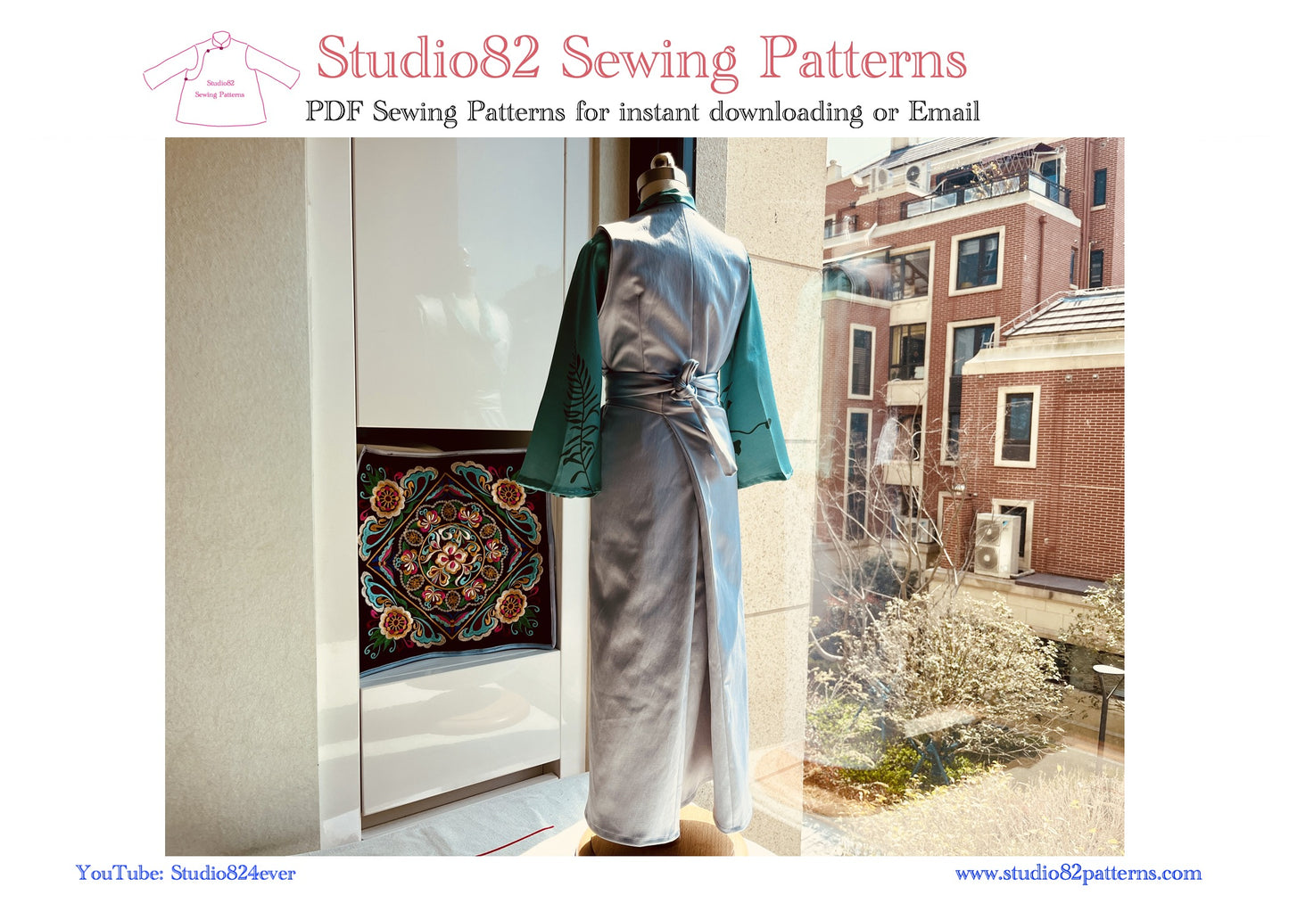 Digital Sewing Pattern of Lhasa Chuba for Instant Download