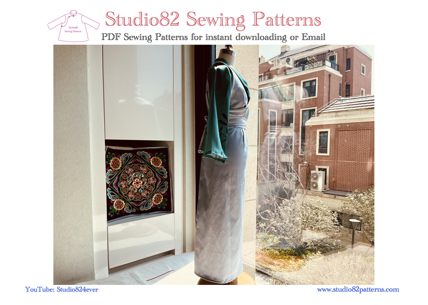 Digital Sewing Pattern of Lhasa Chuba for Instant Download