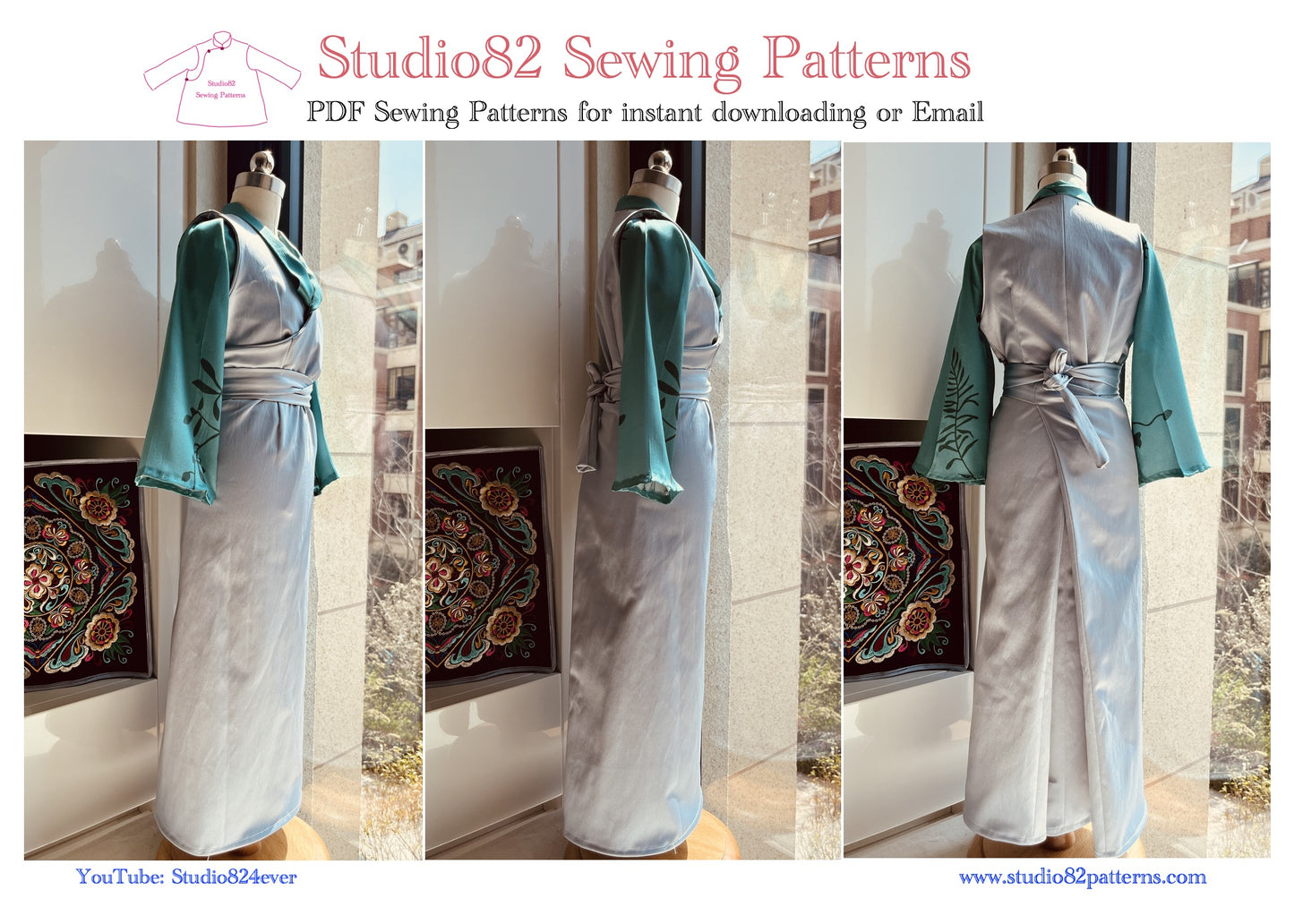 Digital Sewing Pattern of Lhasa Chuba for Instant Download