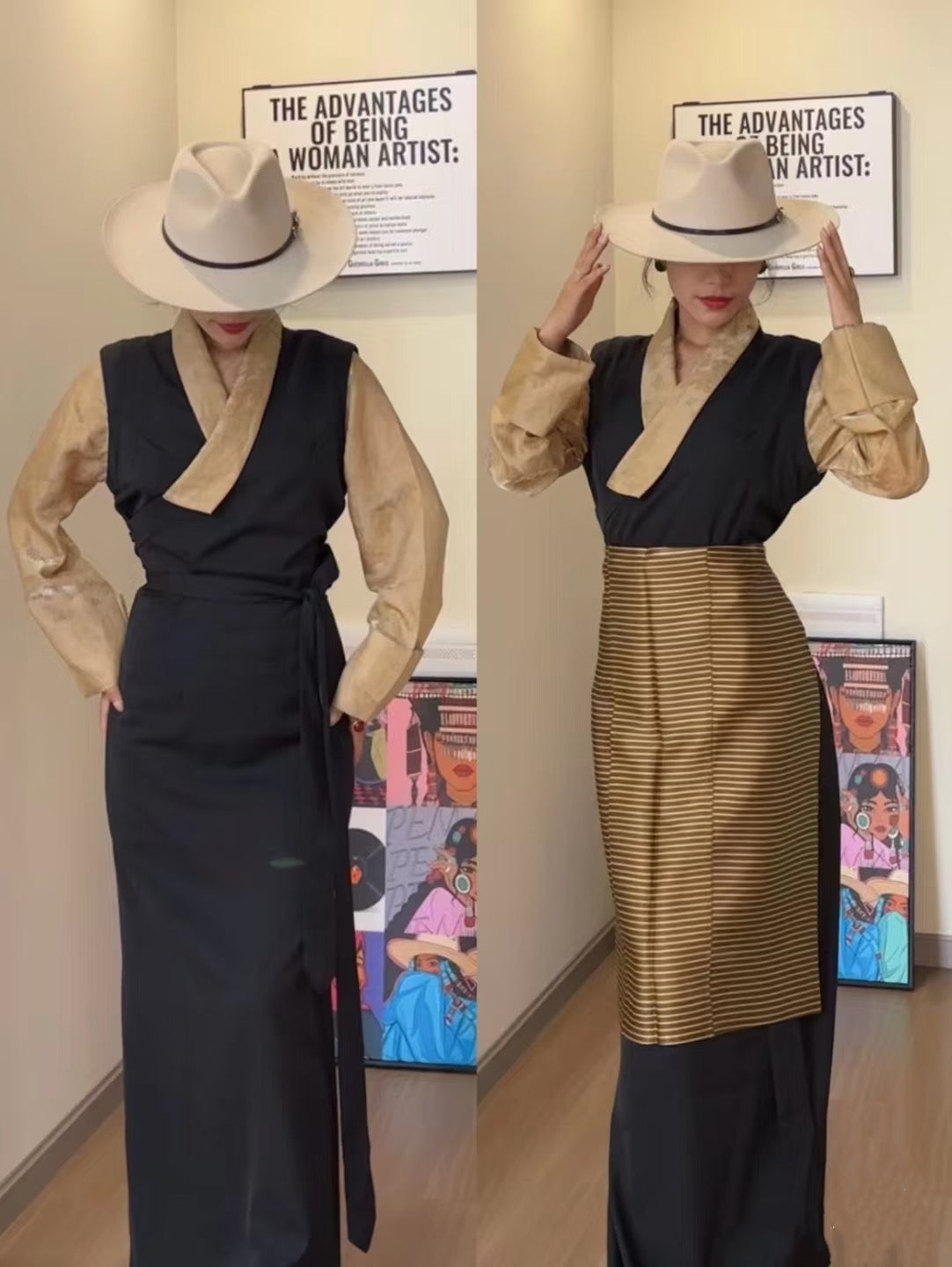 Digital Sewing Pattern of Lhasa Chuba for Instant Download