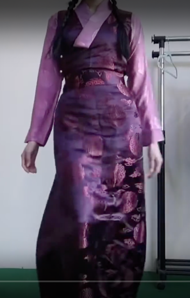 Digital Sewing Pattern of Lhasa Chuba for Instant Download